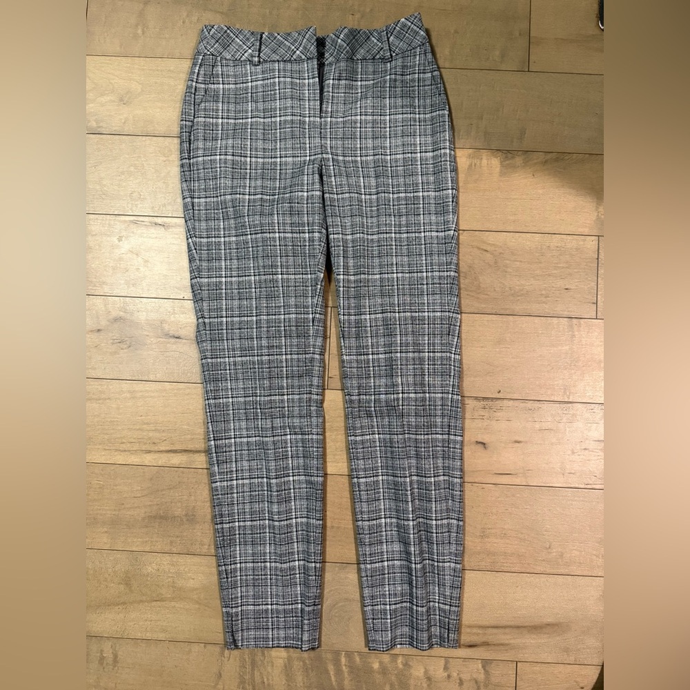 RW&CO. Men's Black and White Checkered Dress Pants